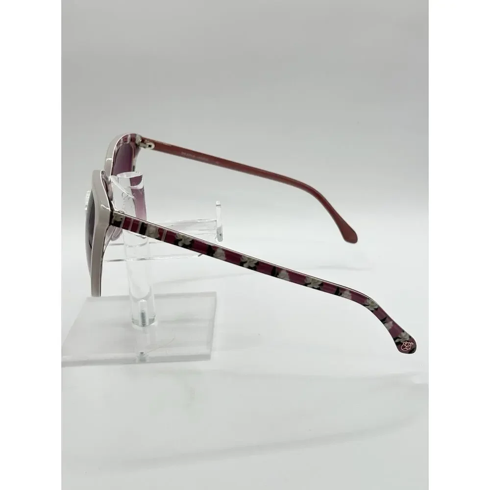 Draper James Cat Eye Sunglasses Gray Pink Gradient Women 56-17-135 DJ7003